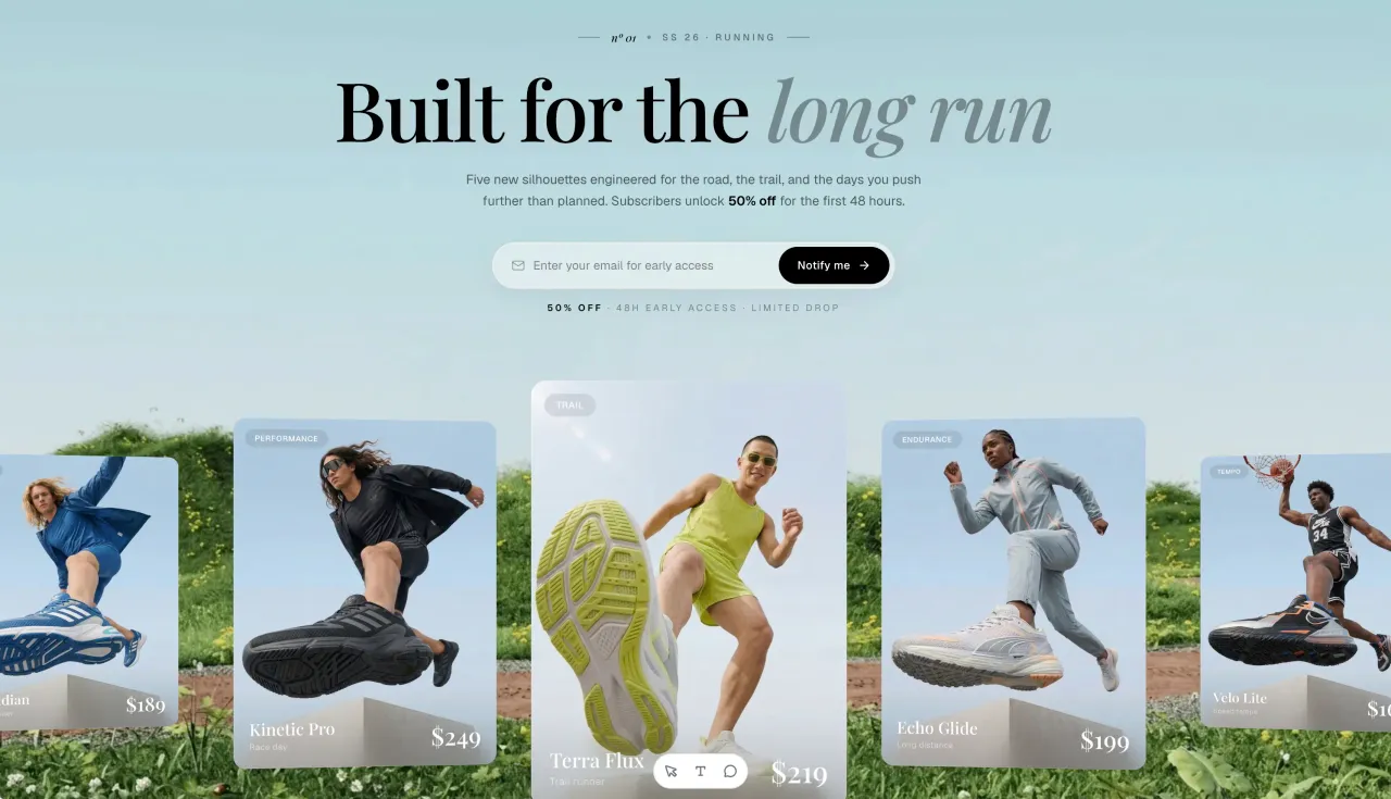 Momentum Slider template preview