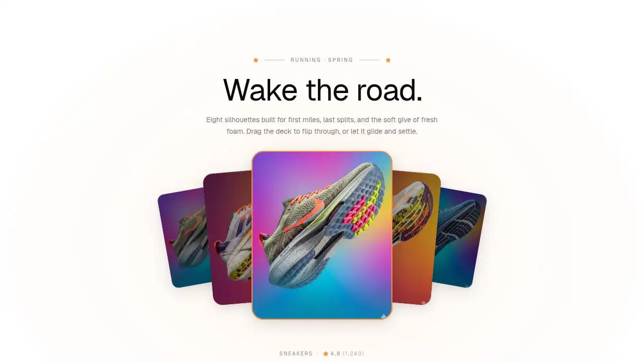 Drag Gallery template preview