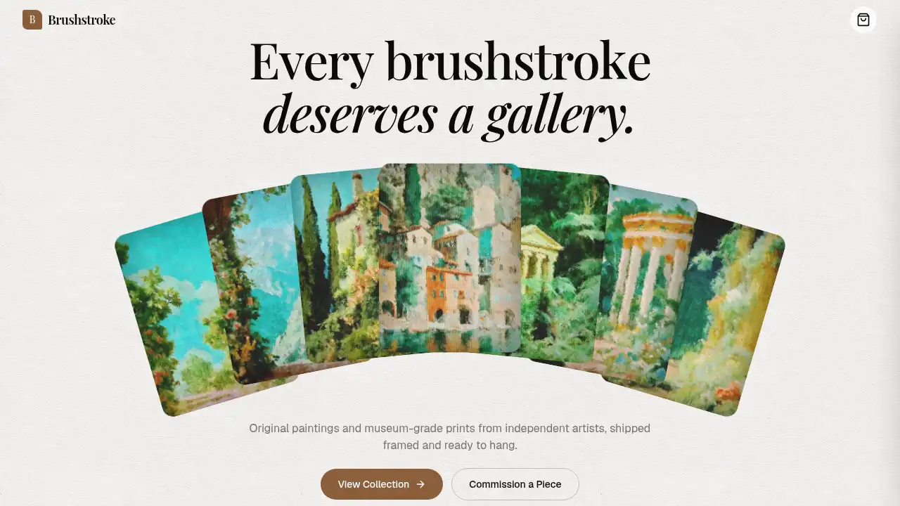 Picasso Ecommerce template preview