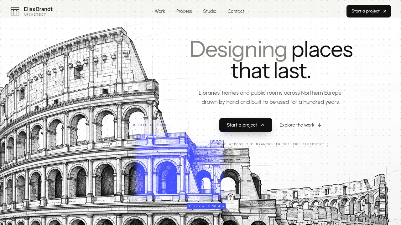 Elias Brandt Architecture template preview