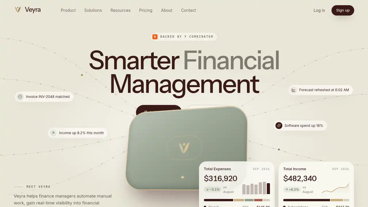 Veyra template preview
