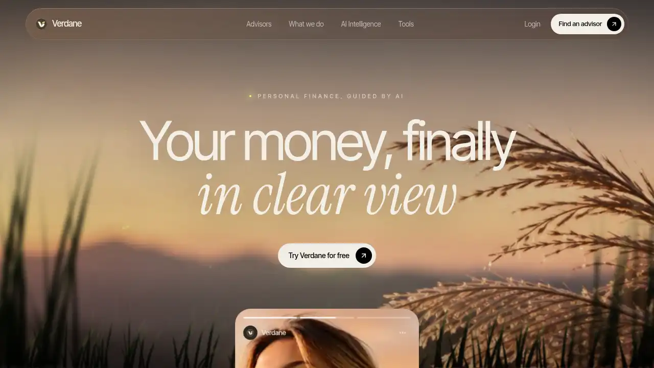 Verdane template preview