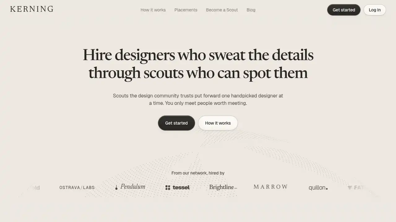 Kerning template preview